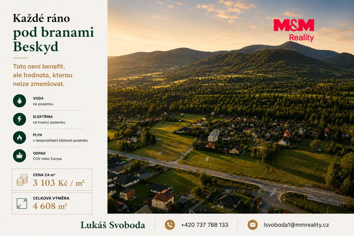 Prodej, Pozemek k bydlení, Frýdlant nad Ostravicí