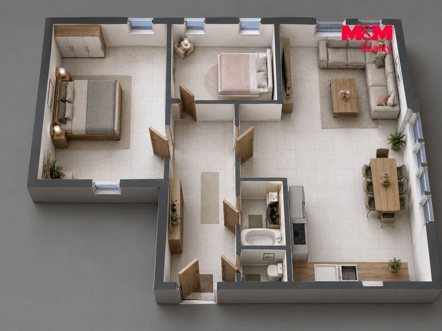 Pronájem, Byt 3+kk, 75 m², Hostovlice, Hostovlice – náhled fotky 6