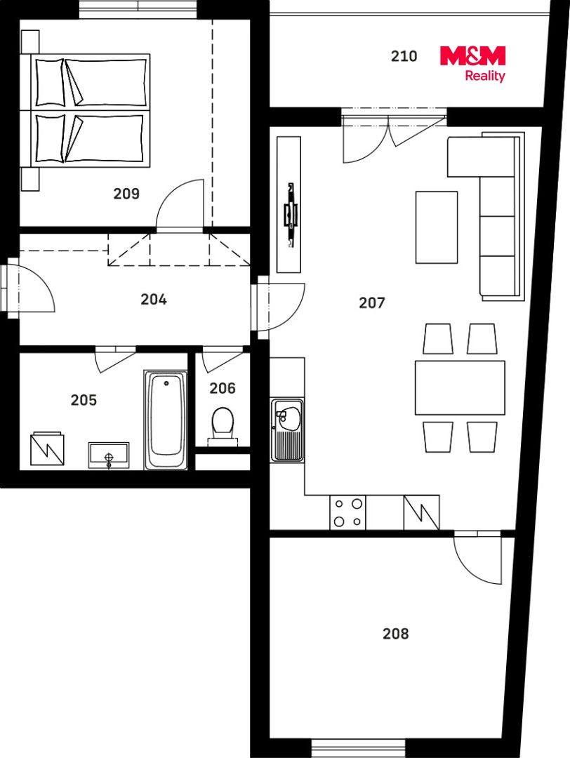 Prodej, Byt 3+kk, 72 m², Nýrsko, Nýrsko – náhled fotky 5