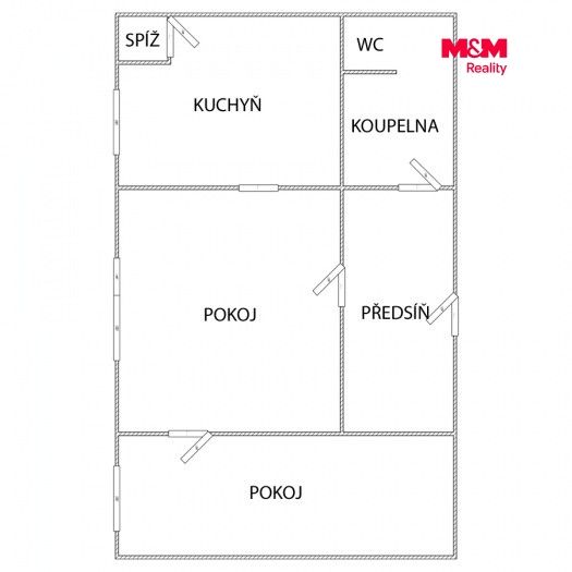 Prodej, Byt 2+1, 44 m², Ostrava, Jana Maluchy, Ostrava – náhled fotky 4