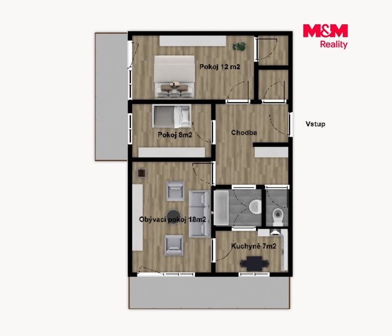 Prodej, Byt 3+1, 73 m², Nymburk, Letců R. A. F., Nymburk – náhled fotky 8