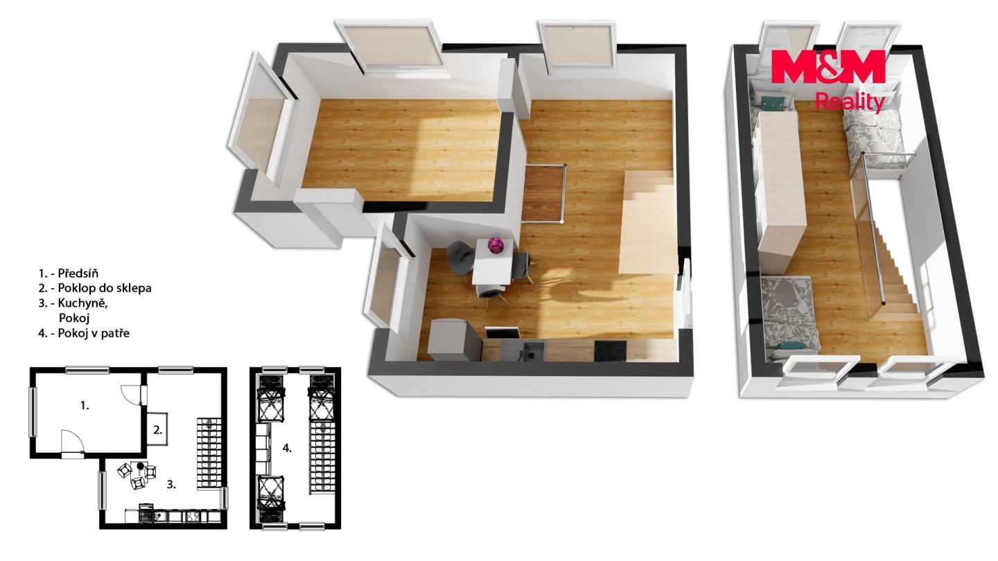 Prodej, Chata, 25 m², Rychnov nad Kněžnou, Rychnov nad Kněžnou – náhled fotky 5
