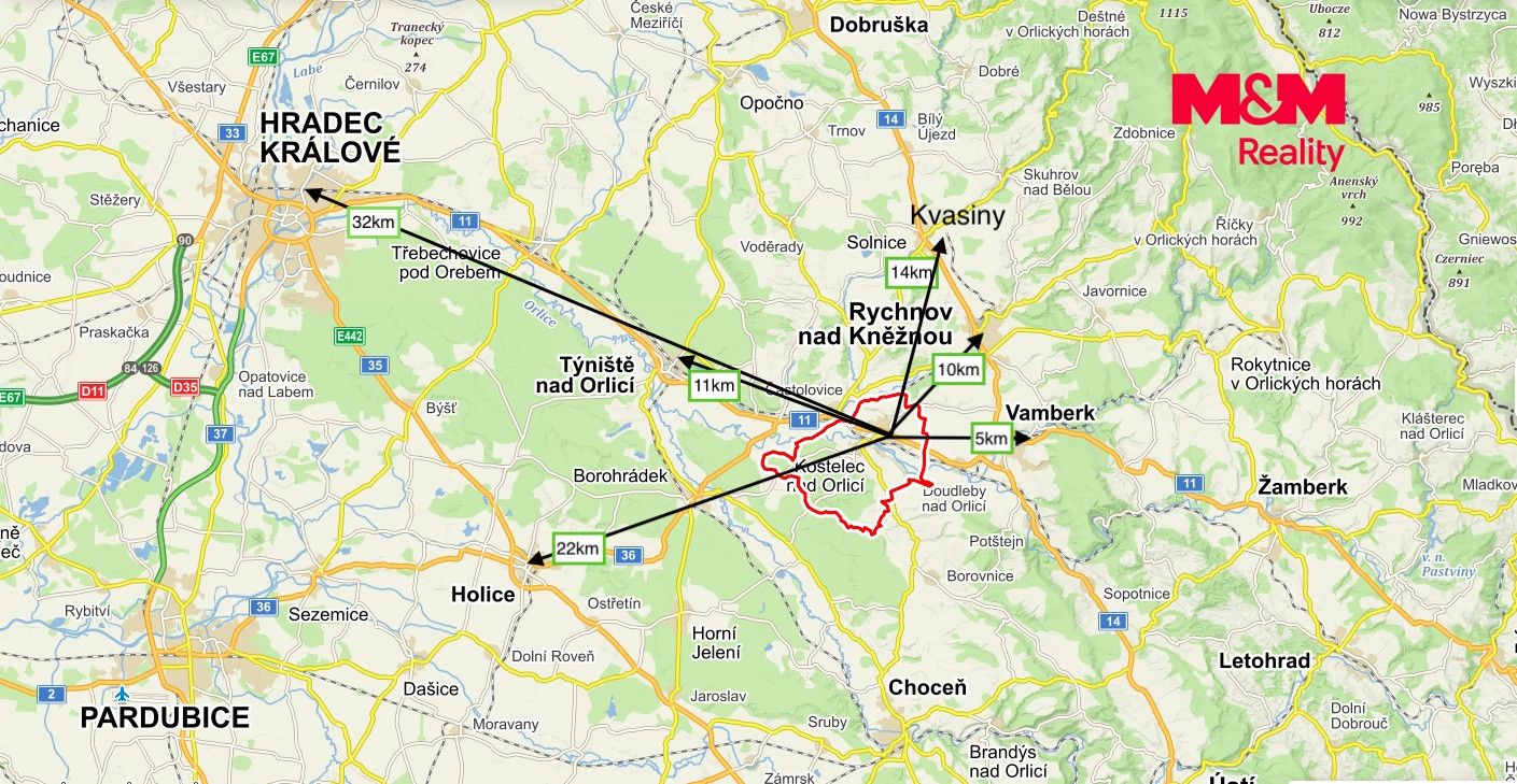 Pronájem, Byt 1+kk, 50 m², Kostelec nad Orlicí, Pelclova, Kostelec nad Orlicí – náhled fotky 5