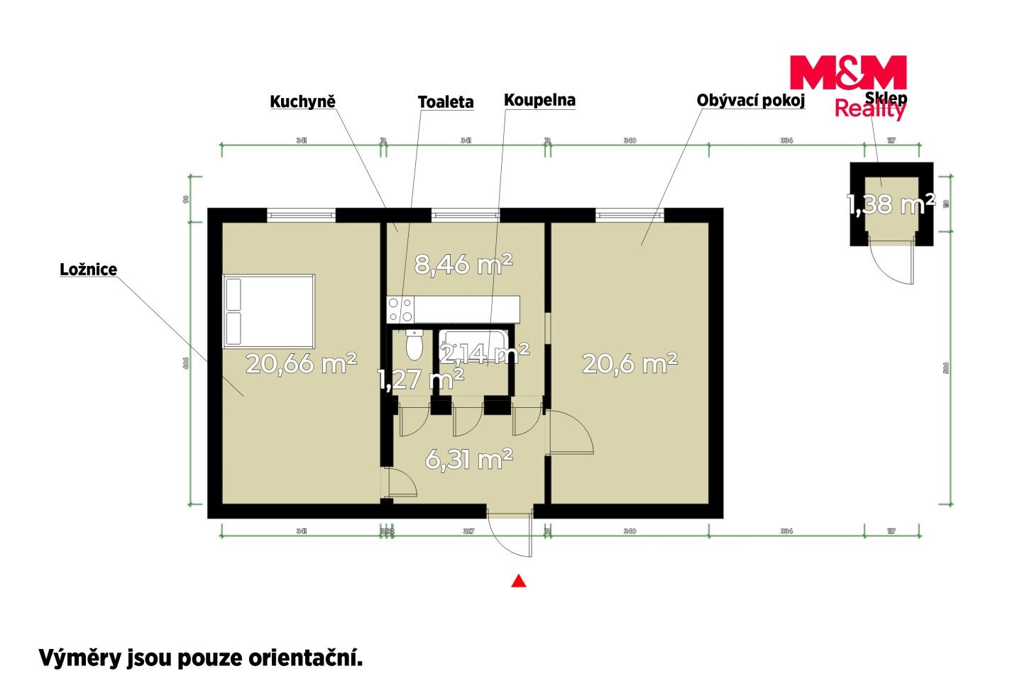 Prodej, Byt 2+1, 54 m², Kraslice, Kraslice – náhled fotky 6