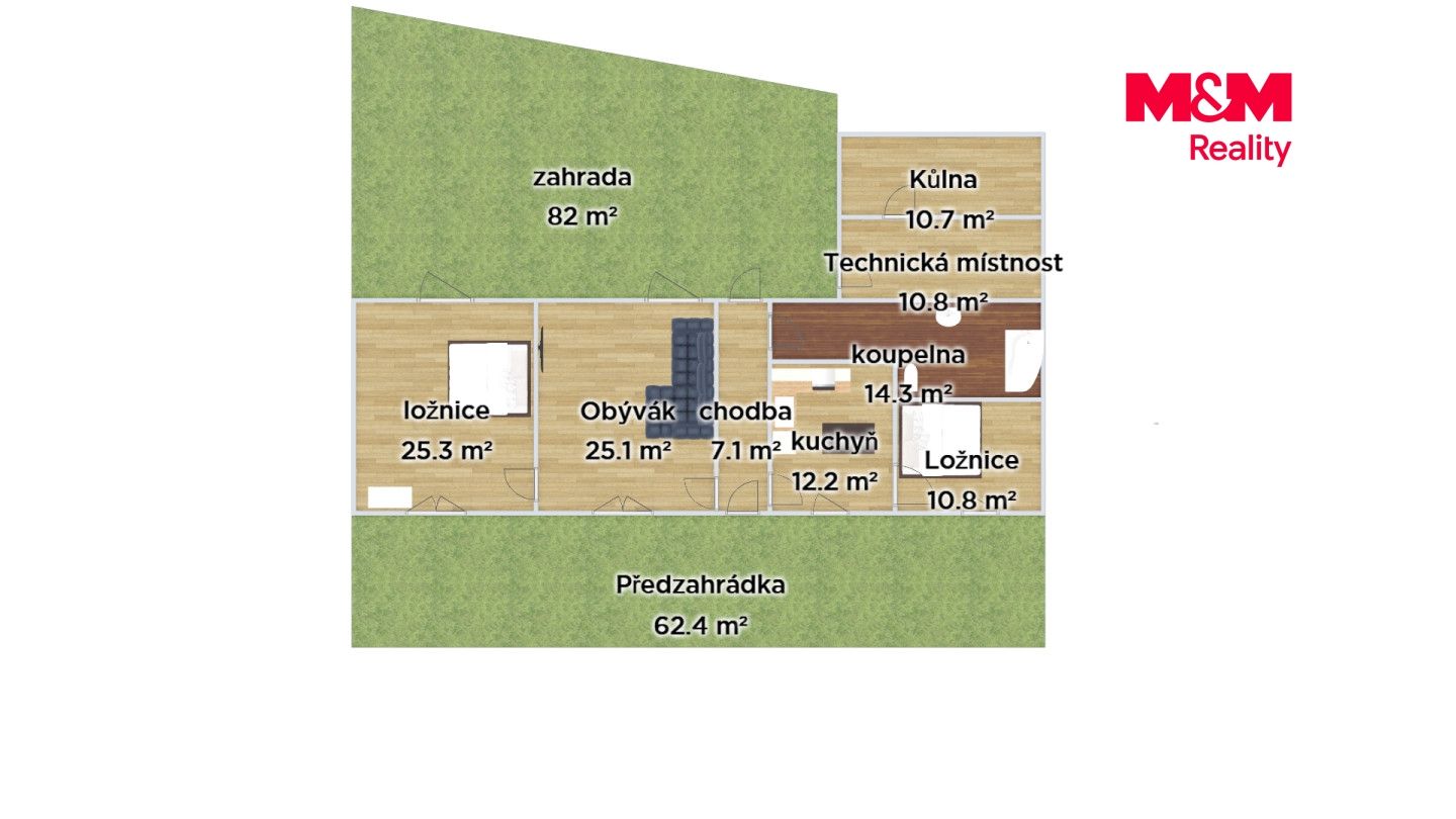 Prodej, Rodinný dům, 92 m², Plaňany, Komenského, Plaňany – náhled fotky 25