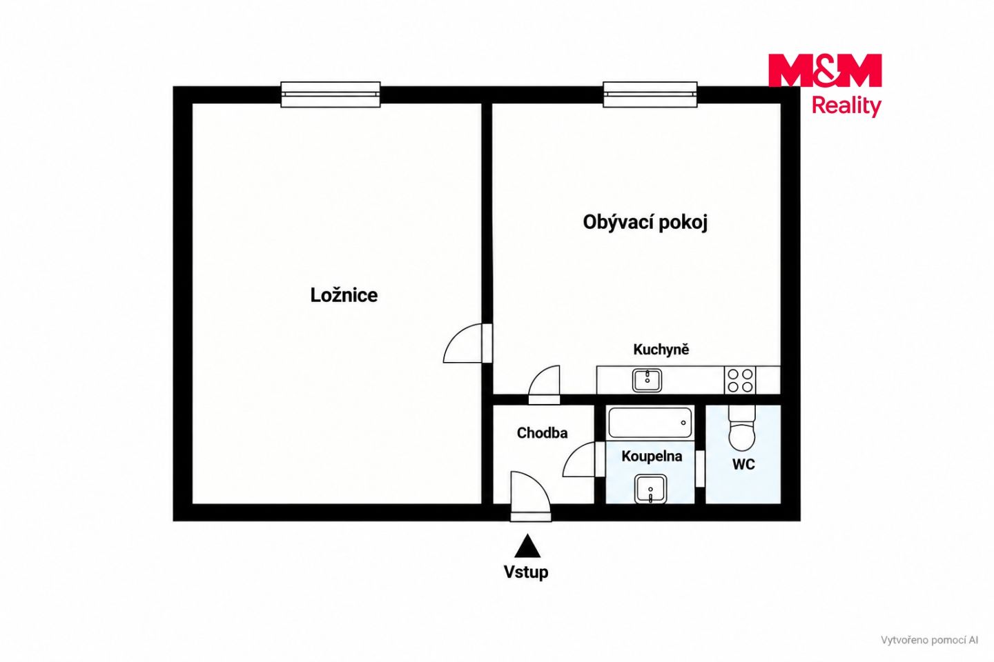 Prodej, Byt 2+kk, 40 m², Plzeň, Sokolovská, Plzeň – náhled fotky 4