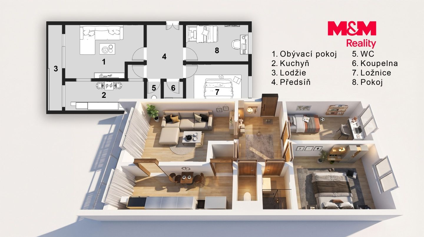 Prodej, Byt 3+1, 72 m², Kladno, M. Švabinského, Kladno – náhled fotky 15