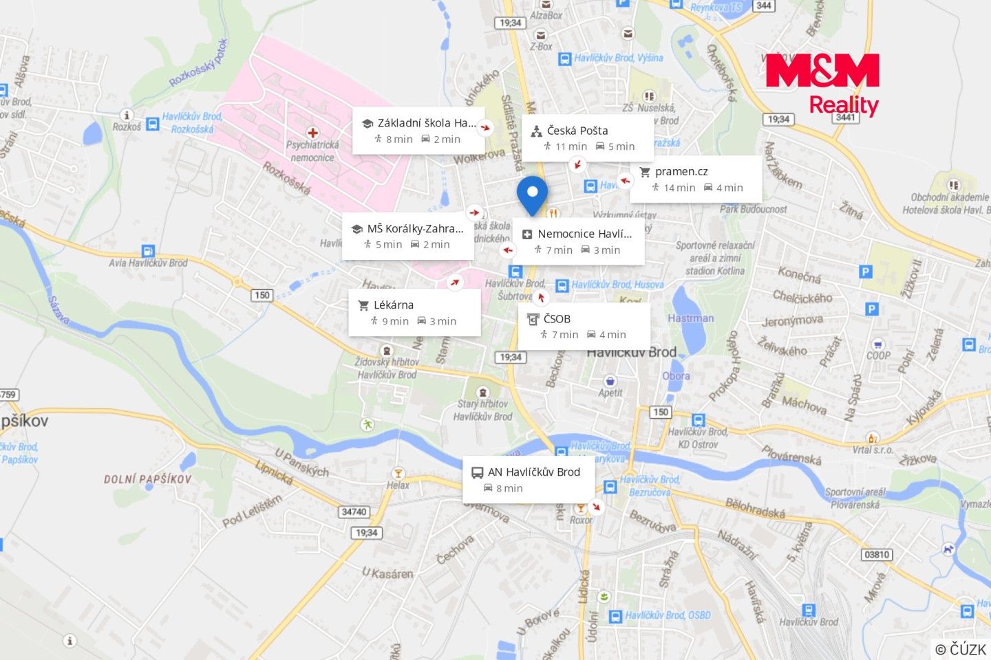 Pronájem, Byt 2+1, 52 m², Havlíčkův Brod, Sídliště Pražská, Havlíčkův Brod – náhled fotky 13