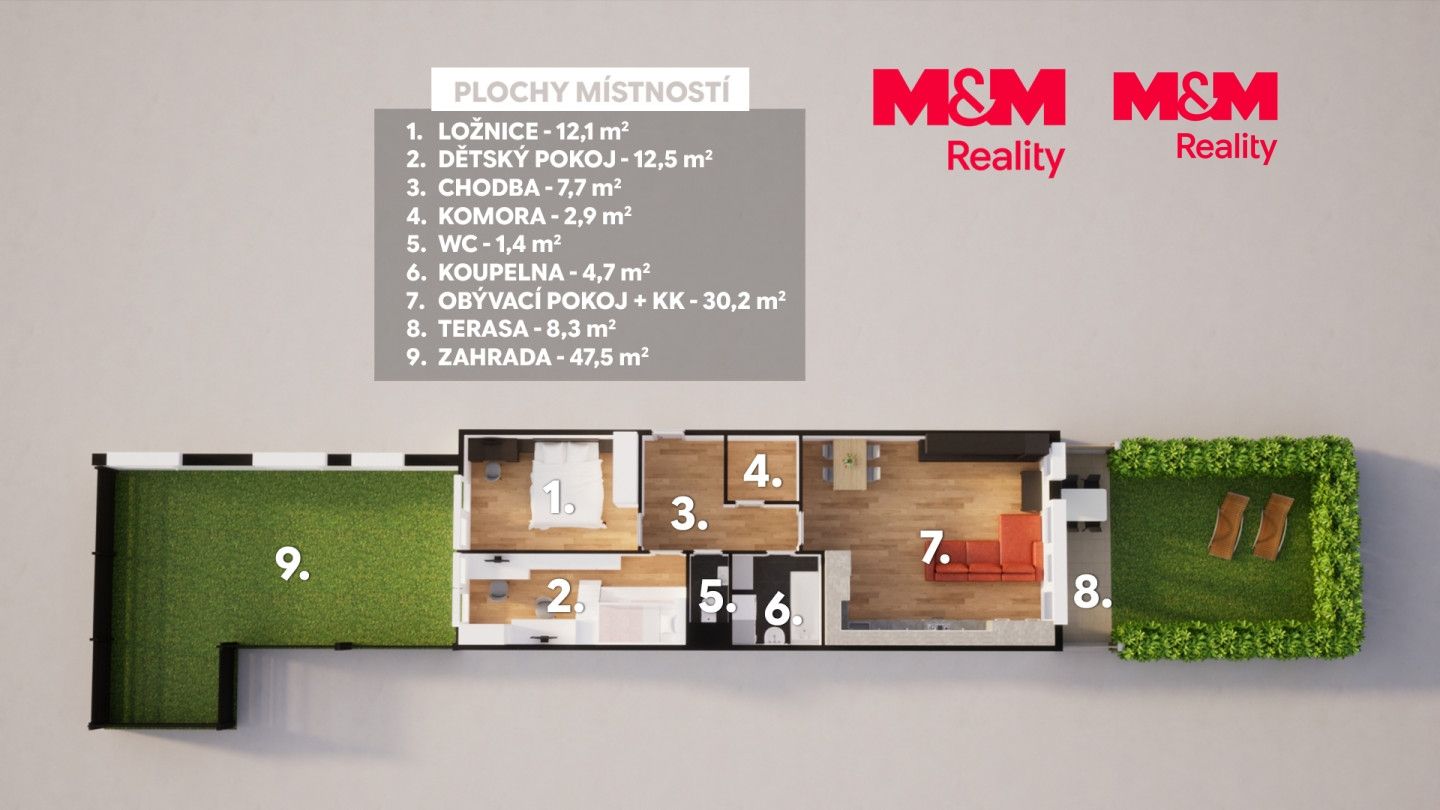 Prodej, Byt 3+kk, 72 m², Praha, U Hostavického potoka, Praha – náhled fotky 22