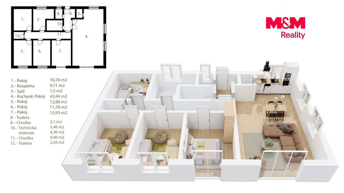 Prodej, Rodinný dům, 129 m², Červená Voda, Červená Voda – náhled fotky 3