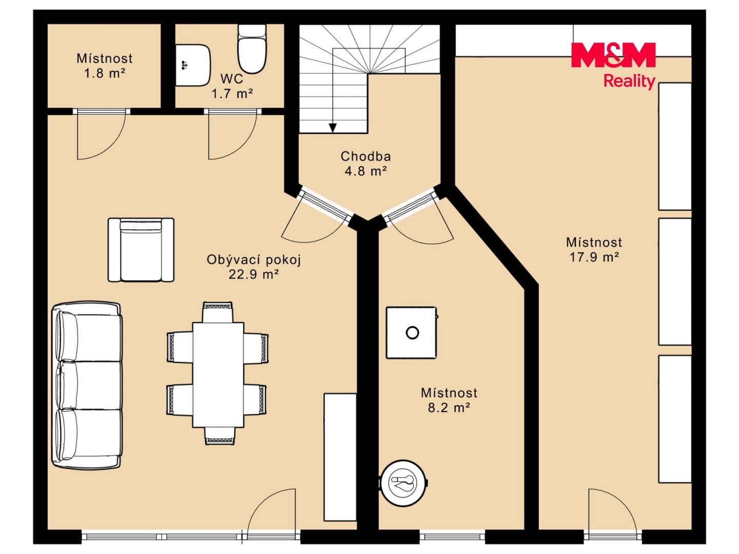 Prodej, Rodinný dům, 176 m², Lipno nad Vltavou, Lipno nad Vltavou – náhled fotky 5