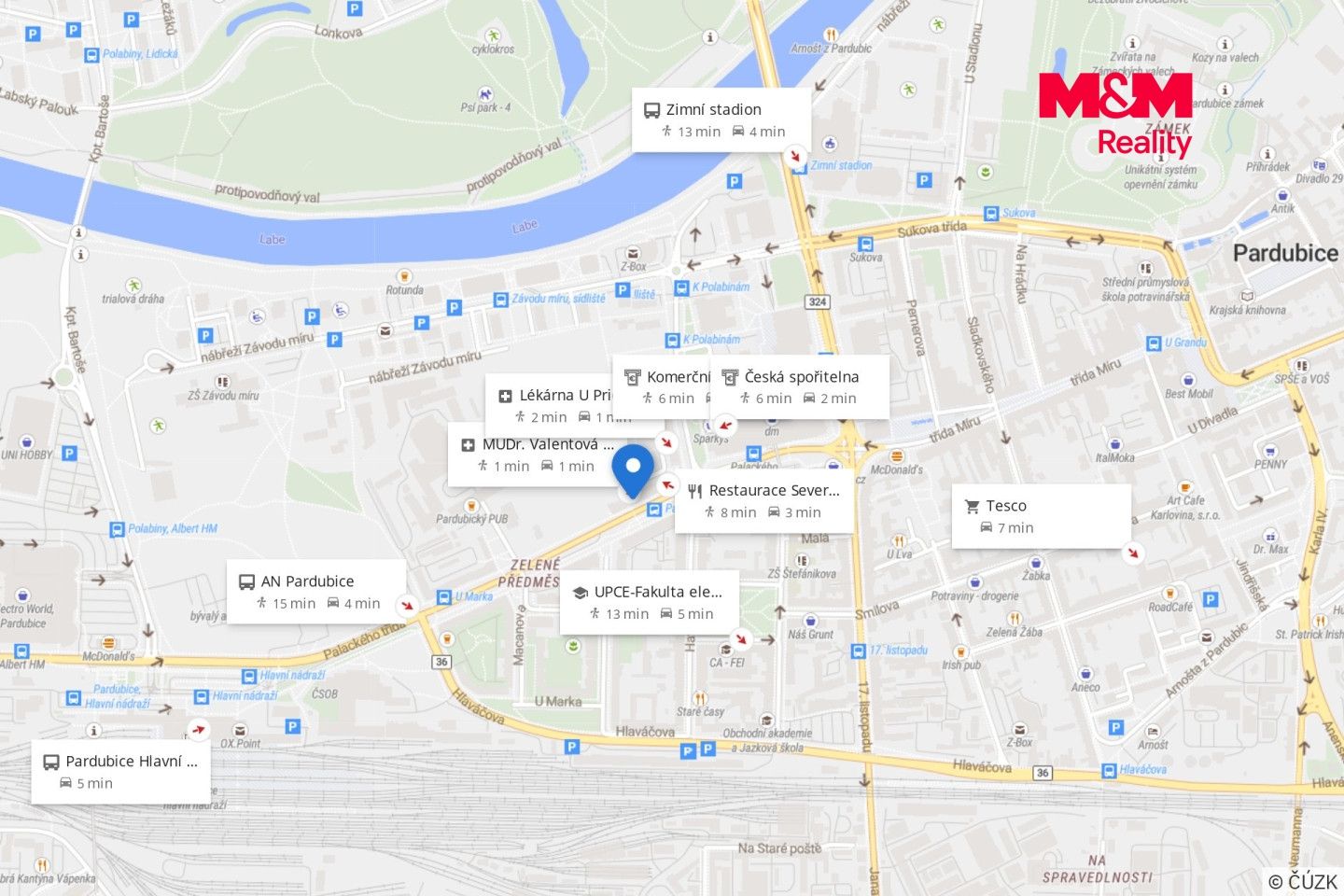 Prodej, Byt 1+kk, 31 m², Pardubice, Palackého třída, Pardubice – náhled fotky 15