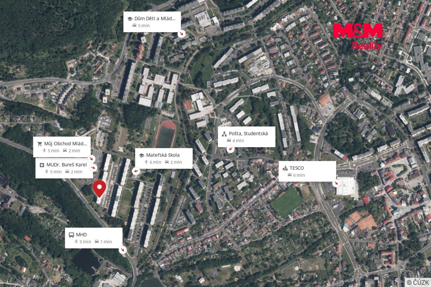 Prodej, Byt 1+1, 39 m², Jirkov, Mládežnická, Jirkov – náhled fotky 7
