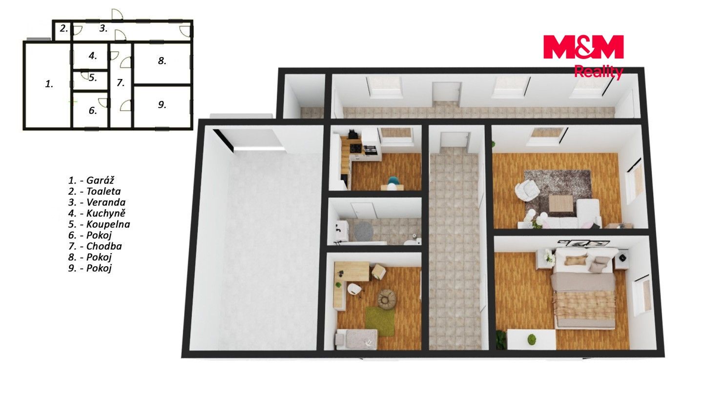 Prodej, Rodinný dům, 55 m², Morašice, Morašice – náhled fotky 7