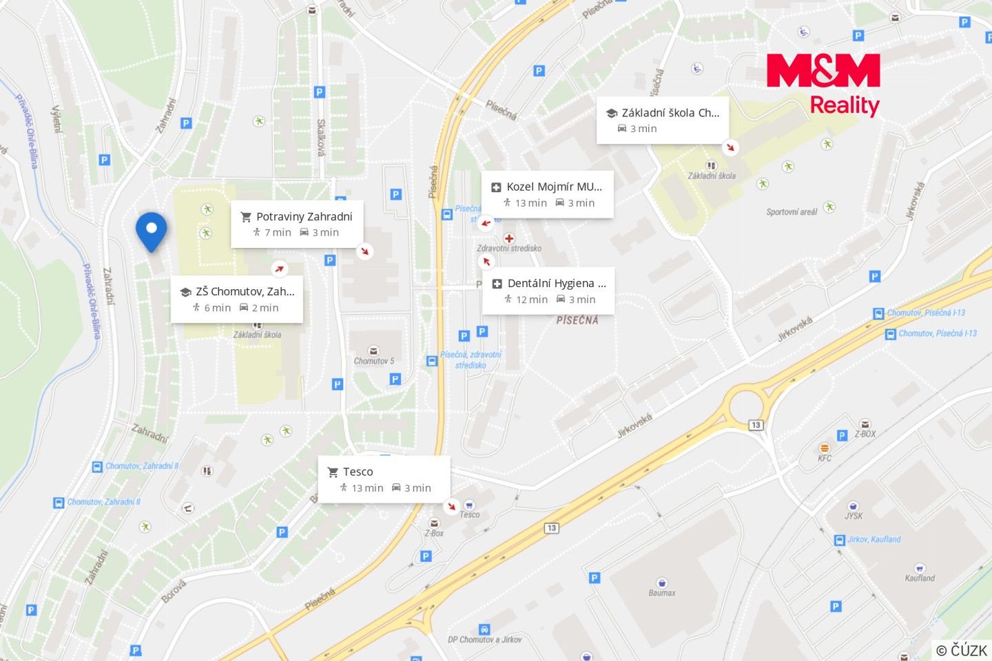 Prodej, Byt 1+1, 36 m², Chomutov, Zahradní, Chomutov – náhled fotky 11