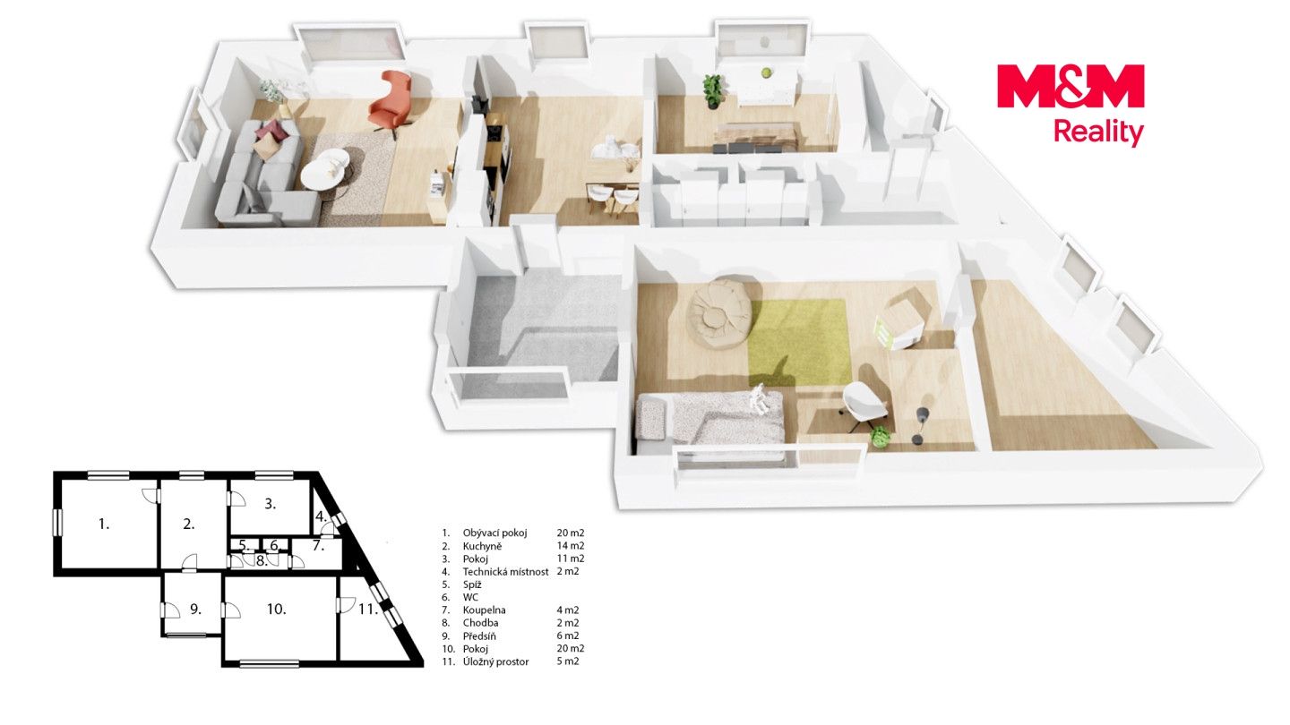 Prodej, Rodinný dům, 86 m², Kamenný Most, Kamenný Most – náhled fotky 4