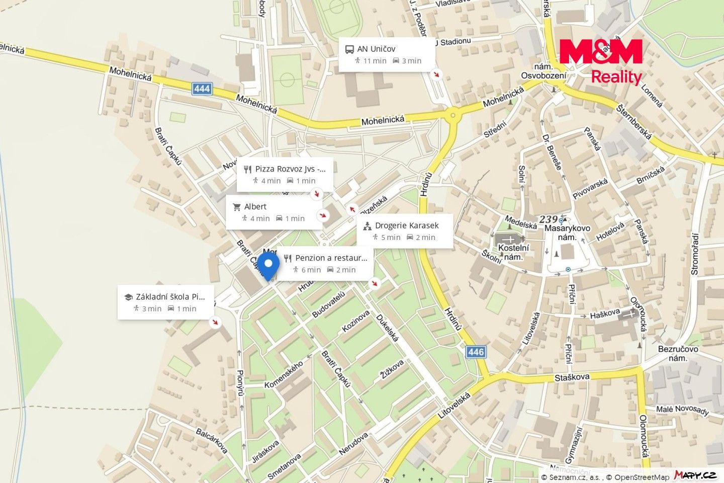 Pronájem, Byt 2+1, 56 m², Uničov, Bratří Čapků, Uničov – náhled fotky 24