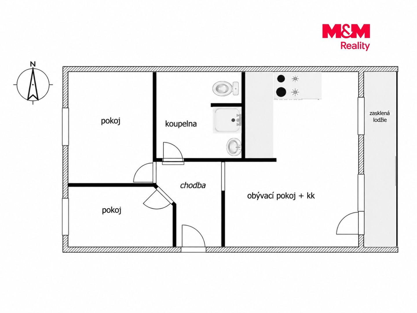 Prodej, Byt 3+kk, 54 m², Praha, Veltruská, Praha – náhled fotky 9