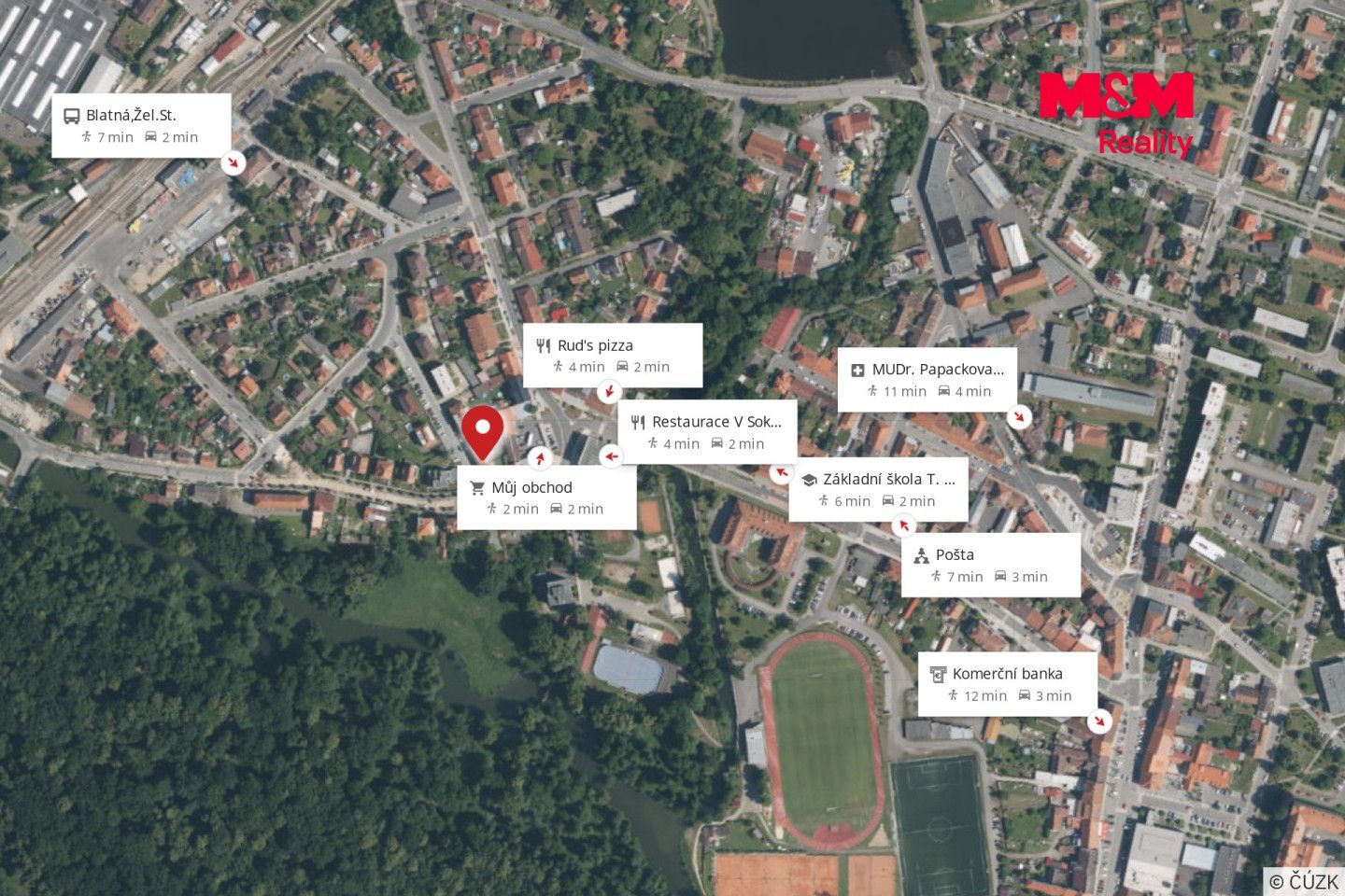 Pronájem, Byt 1+kk, 33 m², Blatná, Smetanova, Blatná – náhled fotky 11