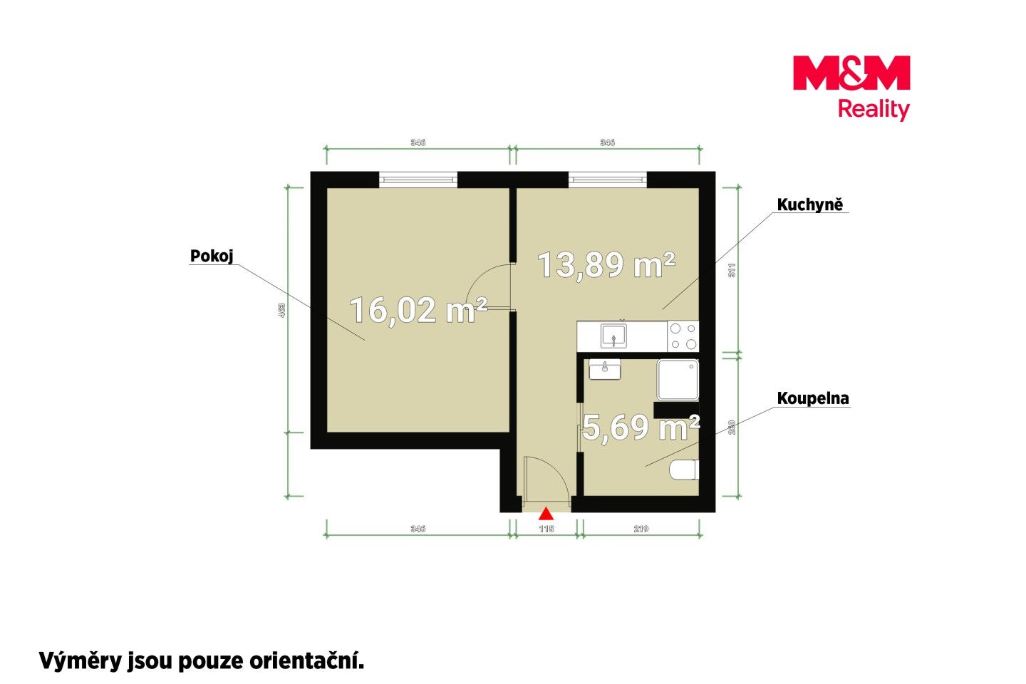 Pronájem, Byt 1+1, 36 m², Kaznějov, Školní, Kaznějov – náhled fotky 6