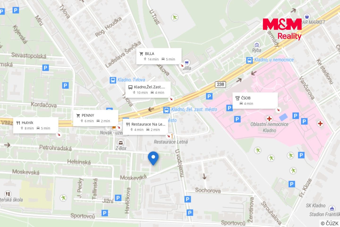Pronájem, Byt 1+kk, 34 m², Kladno, Kladno – náhled fotky 9
