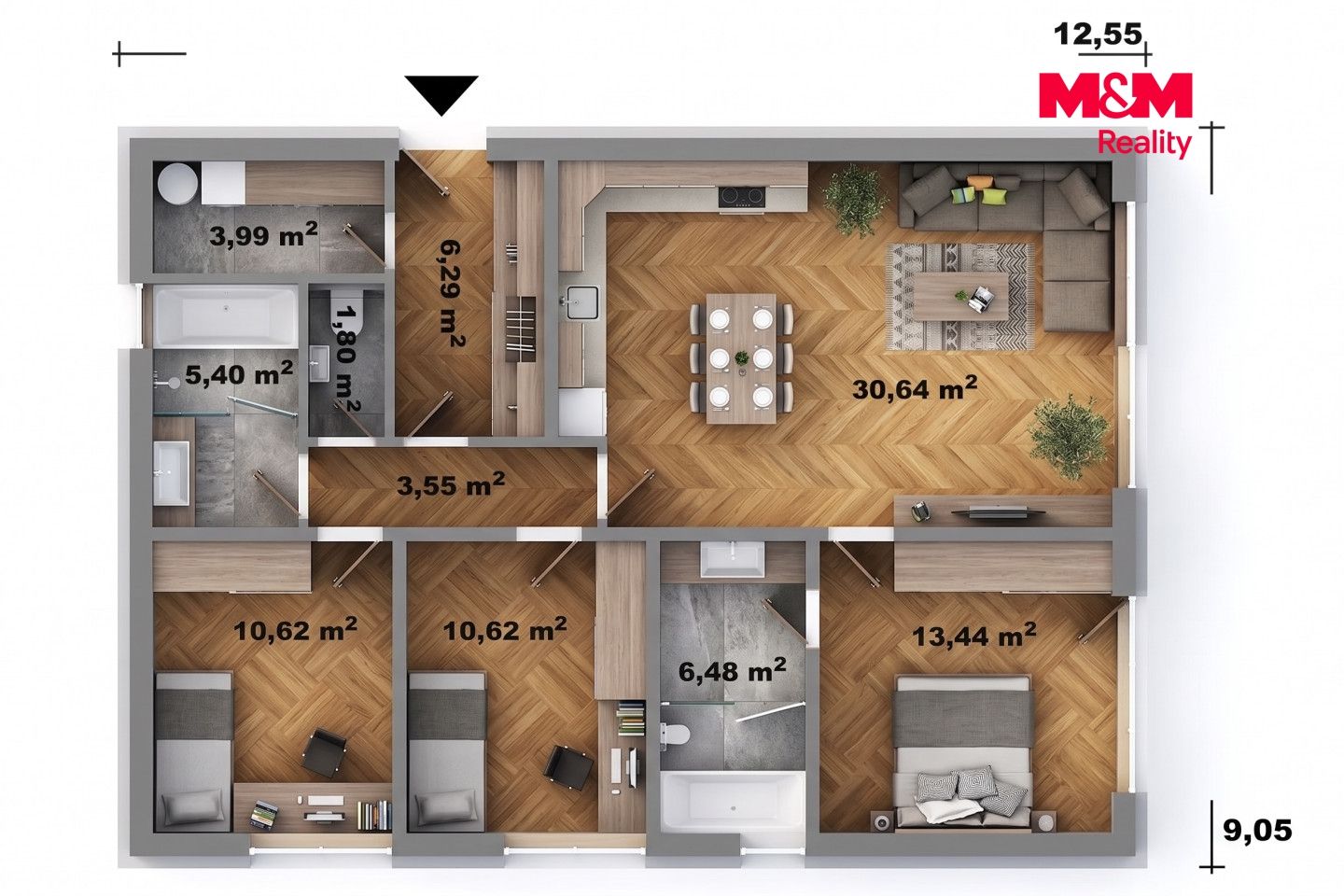 Prodej, Rodinný dům, 92 m², Třebeň, Třebeň – náhled fotky 9