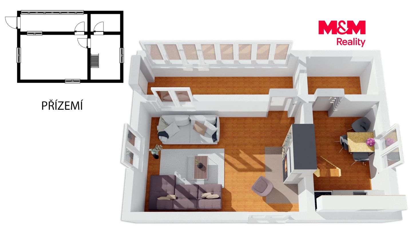 Prodej, Chata, 77 m², Měděnec, Měděnec – náhled fotky 3