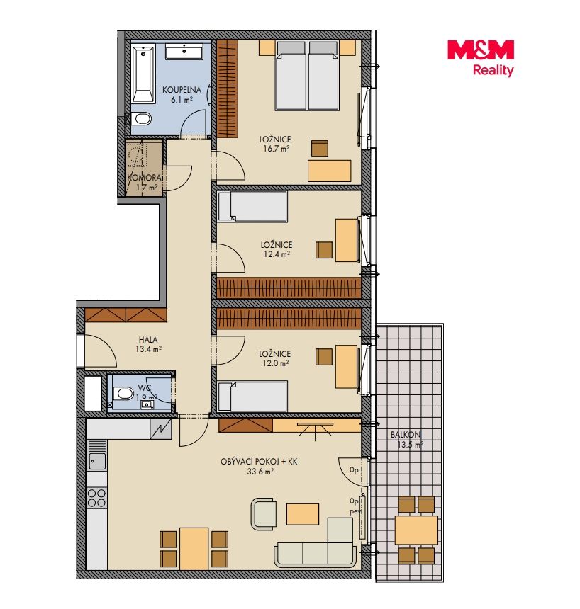Prodej, Byt 4+kk, 103 m², Praha, Prosecká, Praha – náhled fotky 2