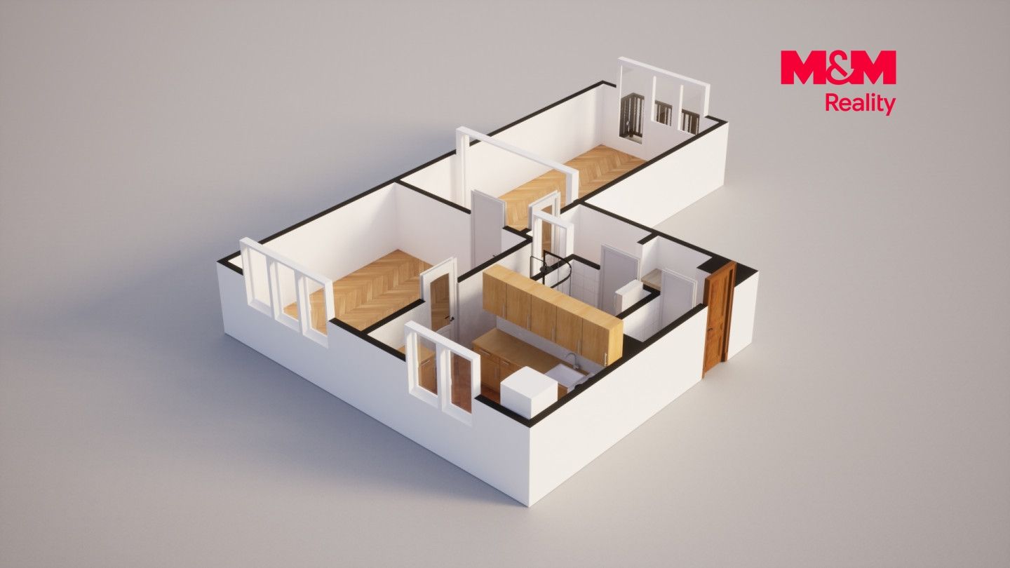 Prodej, Byt 2+1, 52 m², Ústí nad Labem, Kosmonautů, Ústí nad Labem – náhled fotky 18