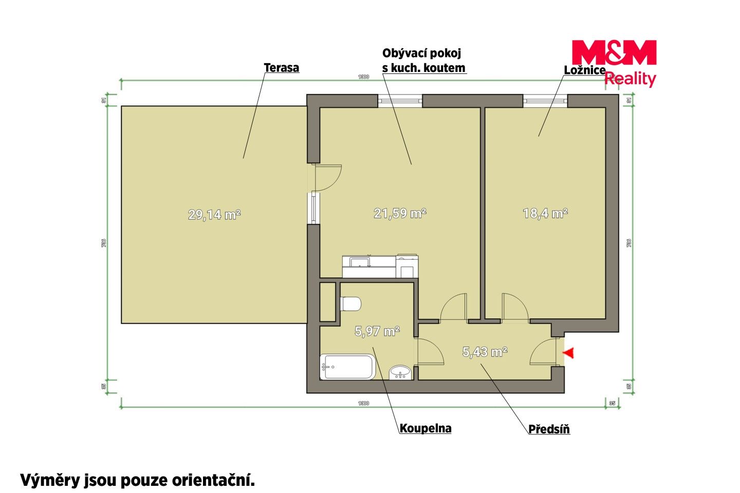 Pronájem, Byt 2+kk, 78 m², Plzeň, Železniční, Plzeň – náhled fotky 2