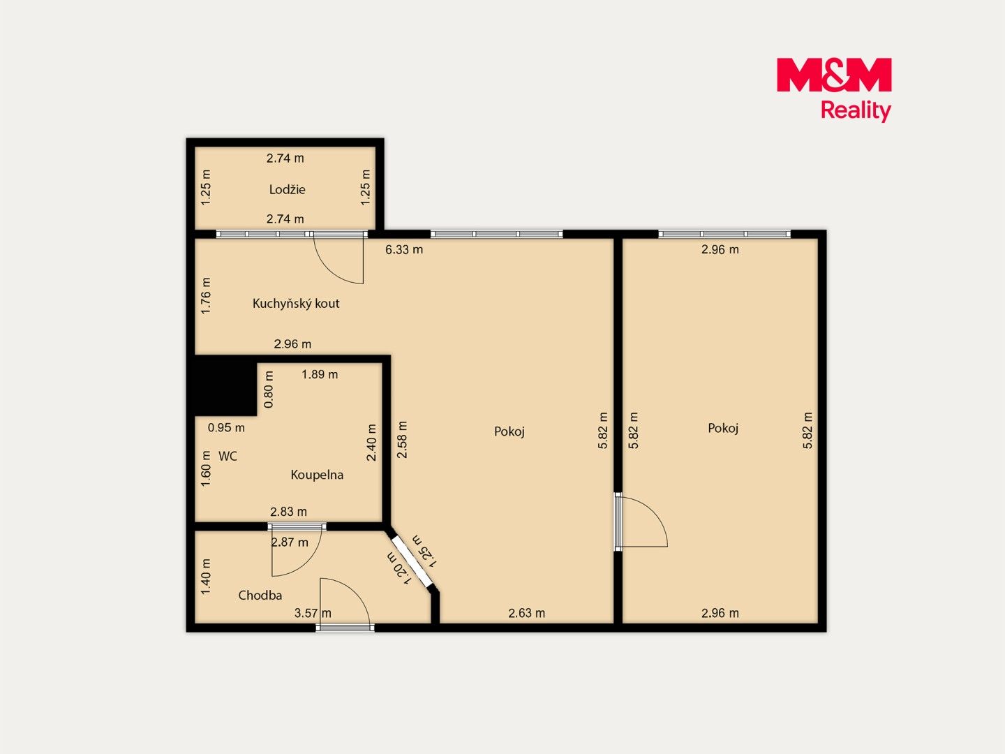 Prodej, Byt 2+kk, 48 m², Mariánské Lázně, Franze Kafky, Mariánské Lázně – náhled fotky 20