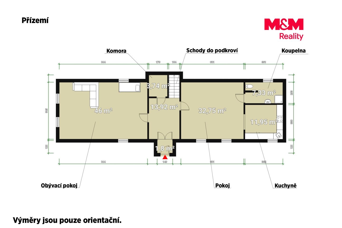 Prodej, Rodinný dům, 102 m², Kladruby, Kladruby – náhled fotky 4