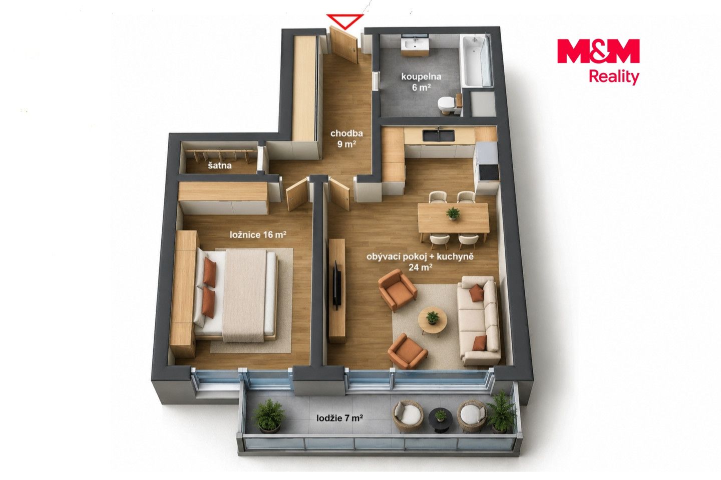 Pronájem, Byt 2+kk, 60 m², Praha, Hornoměcholupská, Praha – náhled fotky 4