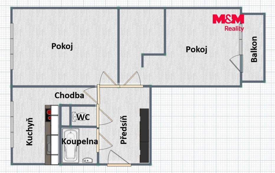 Prodej, Byt 2+1, 57 m², Rokytnice v Orlických horách, U Nádraží, Rokytnice v Orlických horách – náhled fotky 11