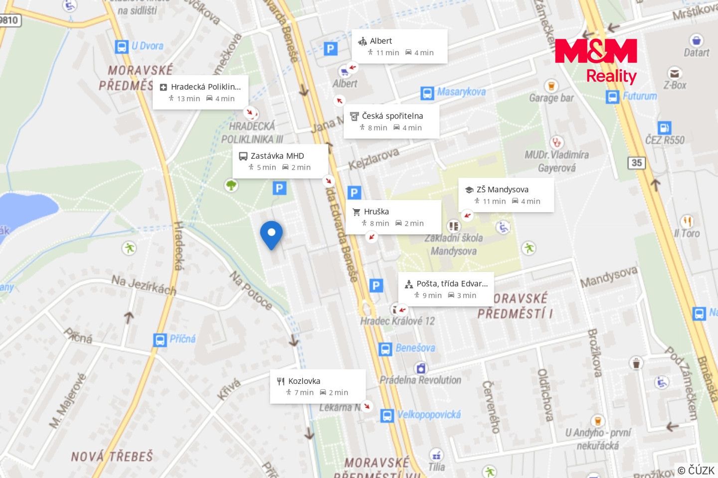Prodej, Byt 2+1, 61 m², Hradec Králové, třída Edvarda Beneše, Hradec Králové – náhled fotky 21