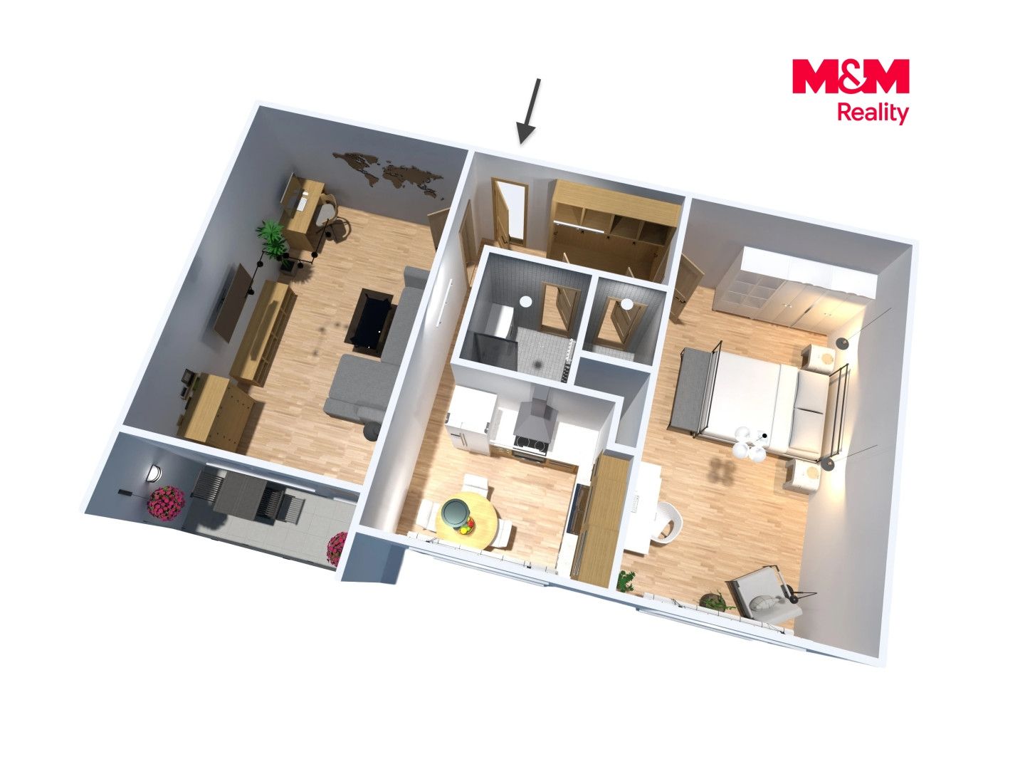 Prodej, Byt 2+1, 64 m², Chomutov, Holešická, Chomutov – náhled fotky 11