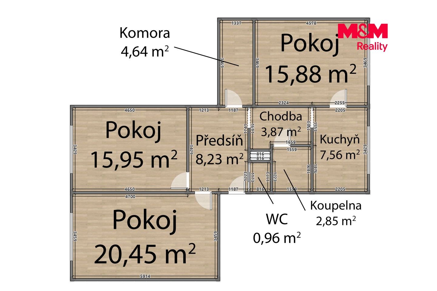 Prodej, Byt 3+1, 85 m², Toužim, Sídliště, Toužim – náhled fotky 14