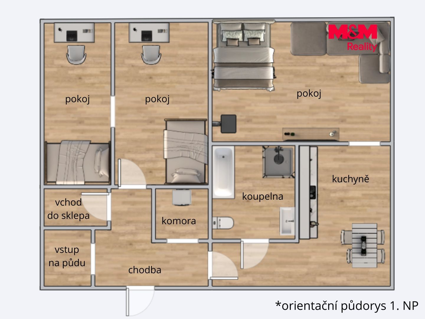 Prodej, Rodinný dům, 87 m², Vimperk, 1. máje, Vimperk – náhled fotky 28