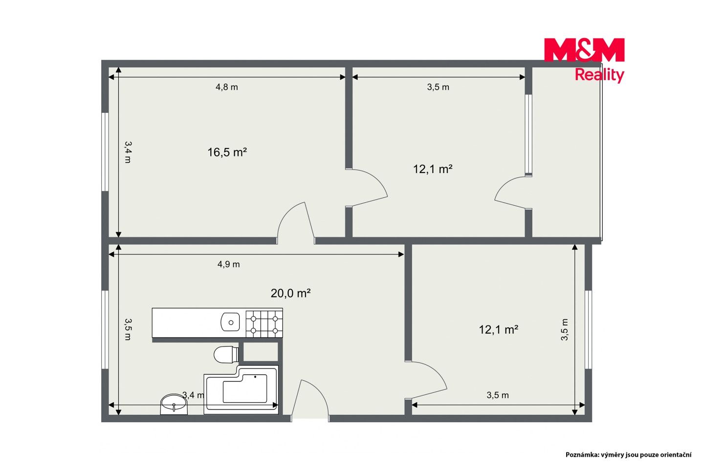 Prodej, Byt 3+1, 60 m², Sokolov, Mánesova, Sokolov – náhled fotky 17