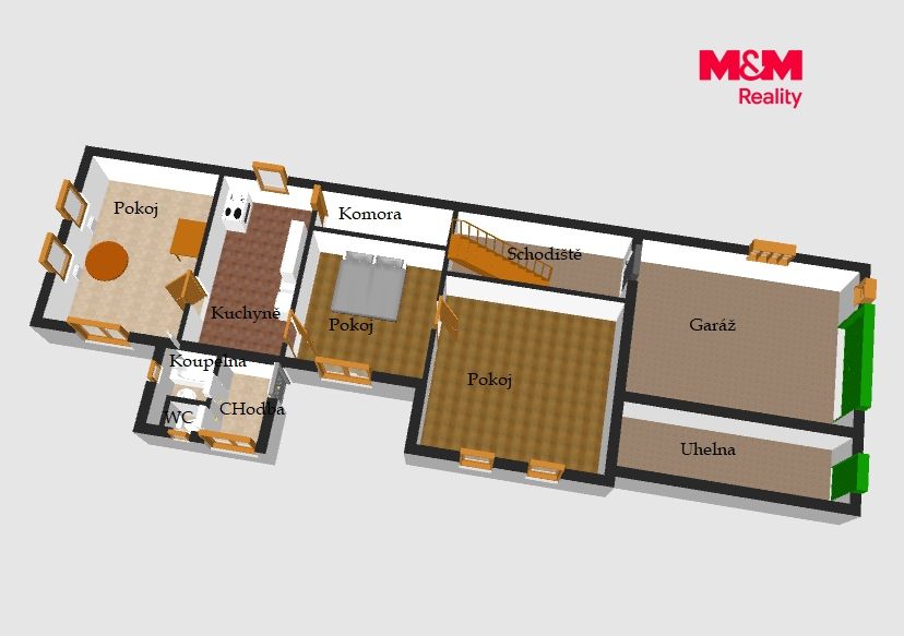Prodej, Chalupa, 71 m², Zruč nad Sázavou, Zruč nad Sázavou – náhled fotky 16