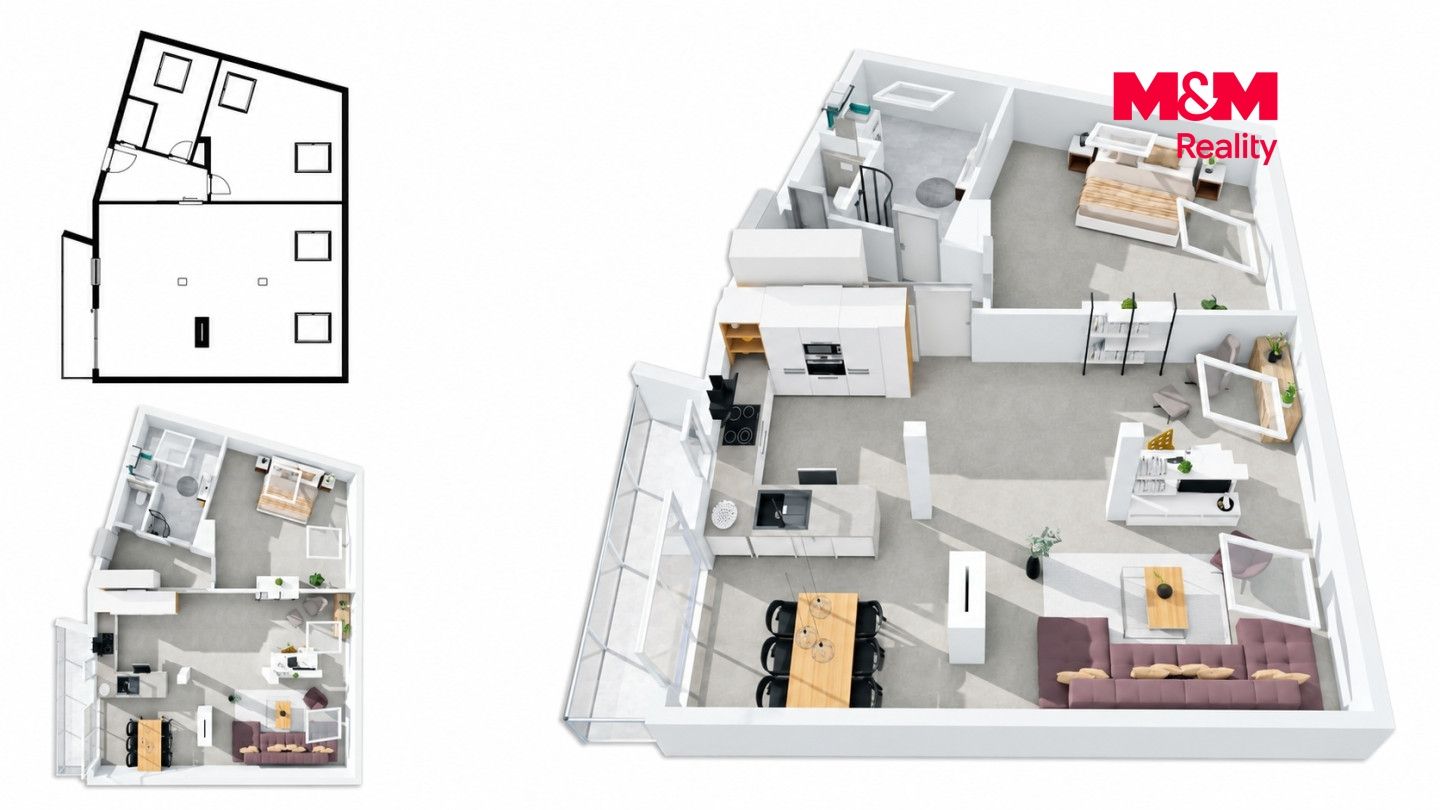 Prodej, Byt 2+kk, 106 m², Brno, Hutařova, Brno – náhled fotky 13