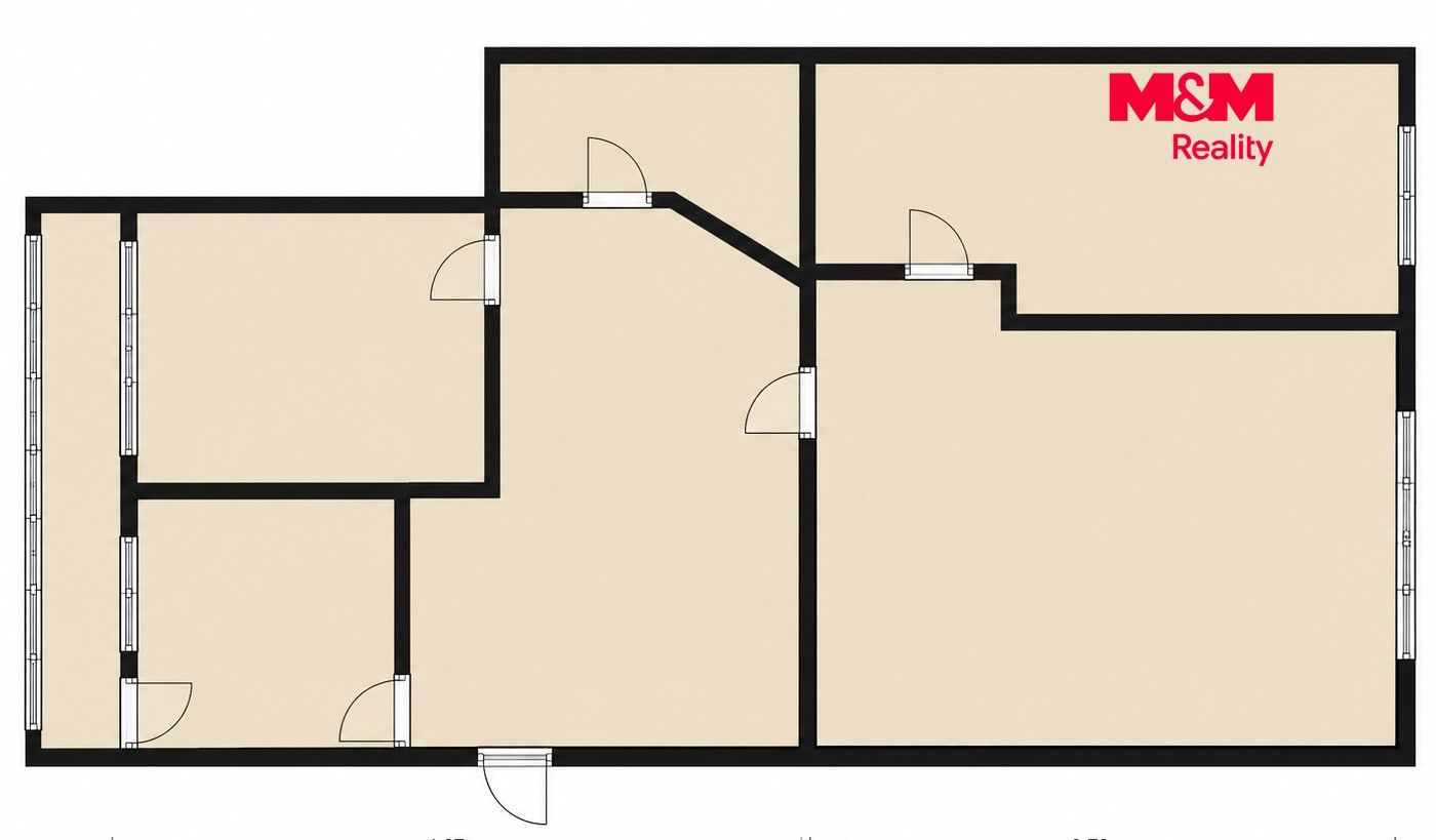 Prodej, Byt 3+1, 68 m², Most, Okružní, Most – náhled fotky 14
