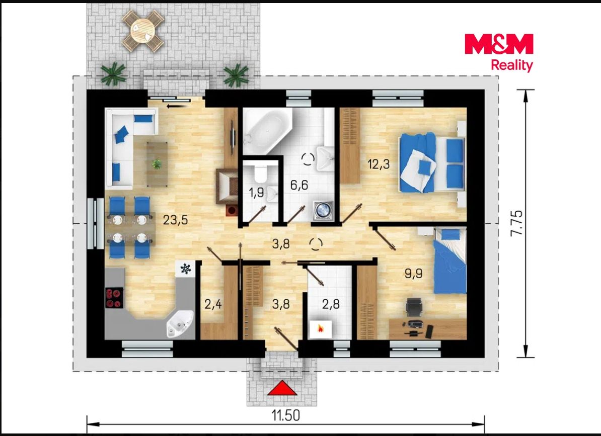 Prodej, Rodinný dům, 65 m², Krušovice, Krušovice – náhled fotky 6