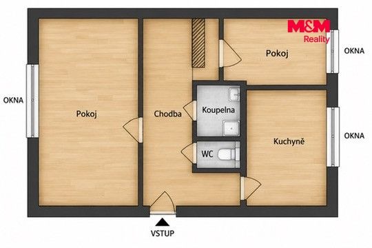 Prodej, Byt 2+1, 56 m², Jablonec nad Nisou, Mozartova, Jablonec nad Nisou – náhled fotky 13