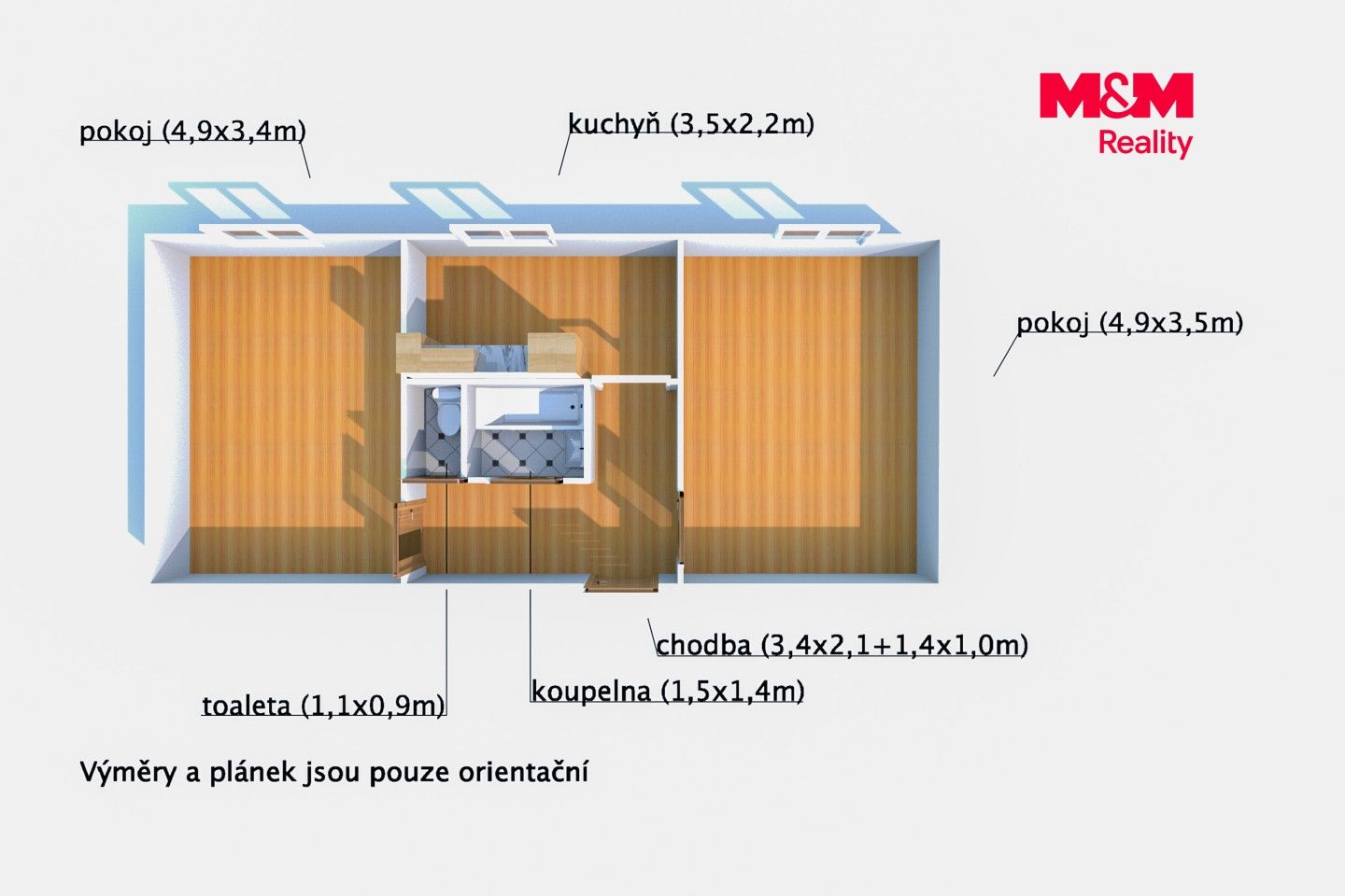 Prodej, Byt 2+1, 54 m², Rotava, Sídliště, Rotava – náhled fotky 18