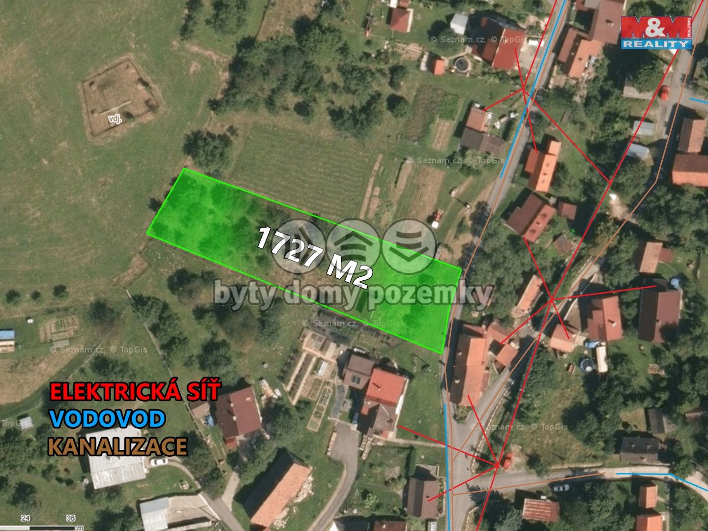 Prodej, Pozemek k bydlení, Lužná