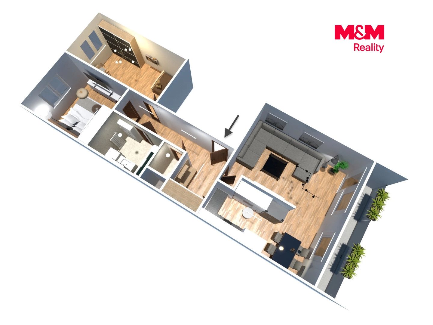 Prodej, Byt 3+kk, 68 m², Praha, Kuželova, Praha – náhled fotky 9