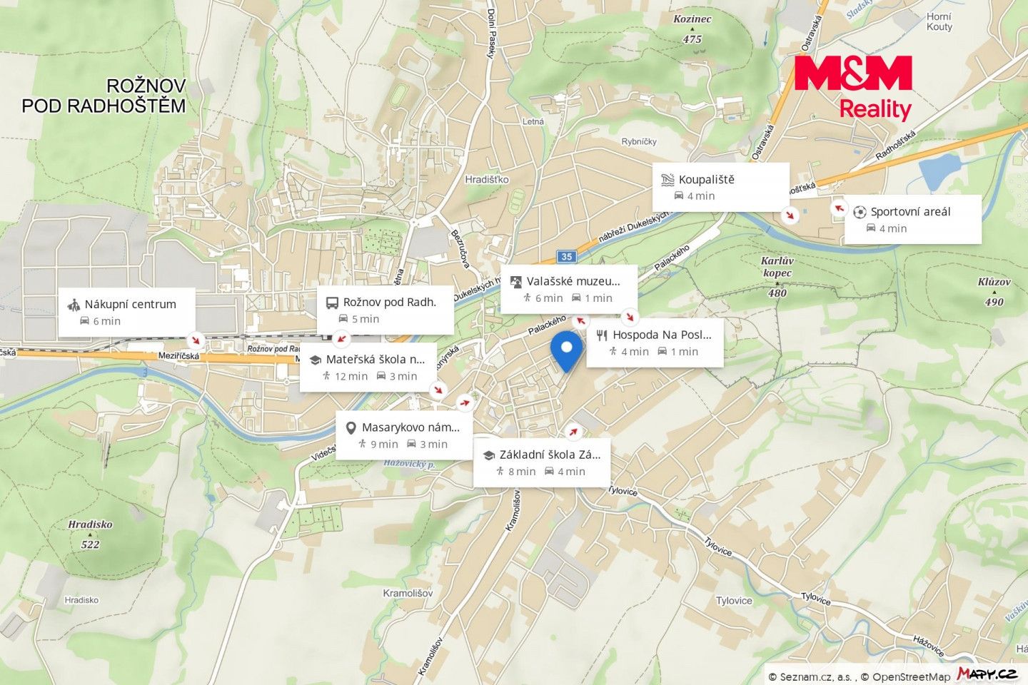 Pronájem, Byt 3+1, 67 m², Rožnov pod Radhoštěm, Julia Fučíka, Rožnov pod Radhoštěm – náhled fotky 13