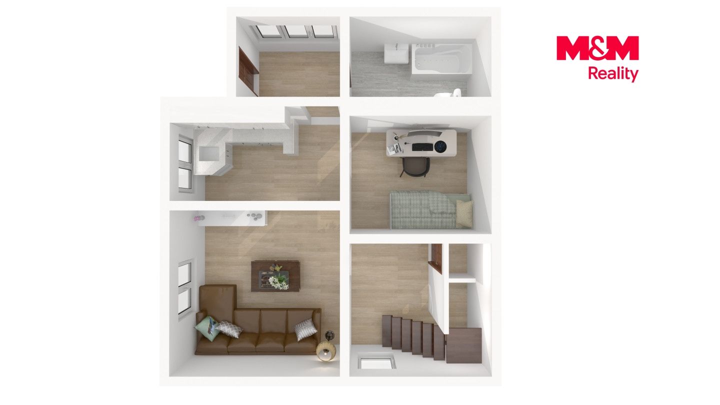 Prodej, Rodinný dům, 81 m², Poběžovice, náměstí Míru, Poběžovice – náhled fotky 11