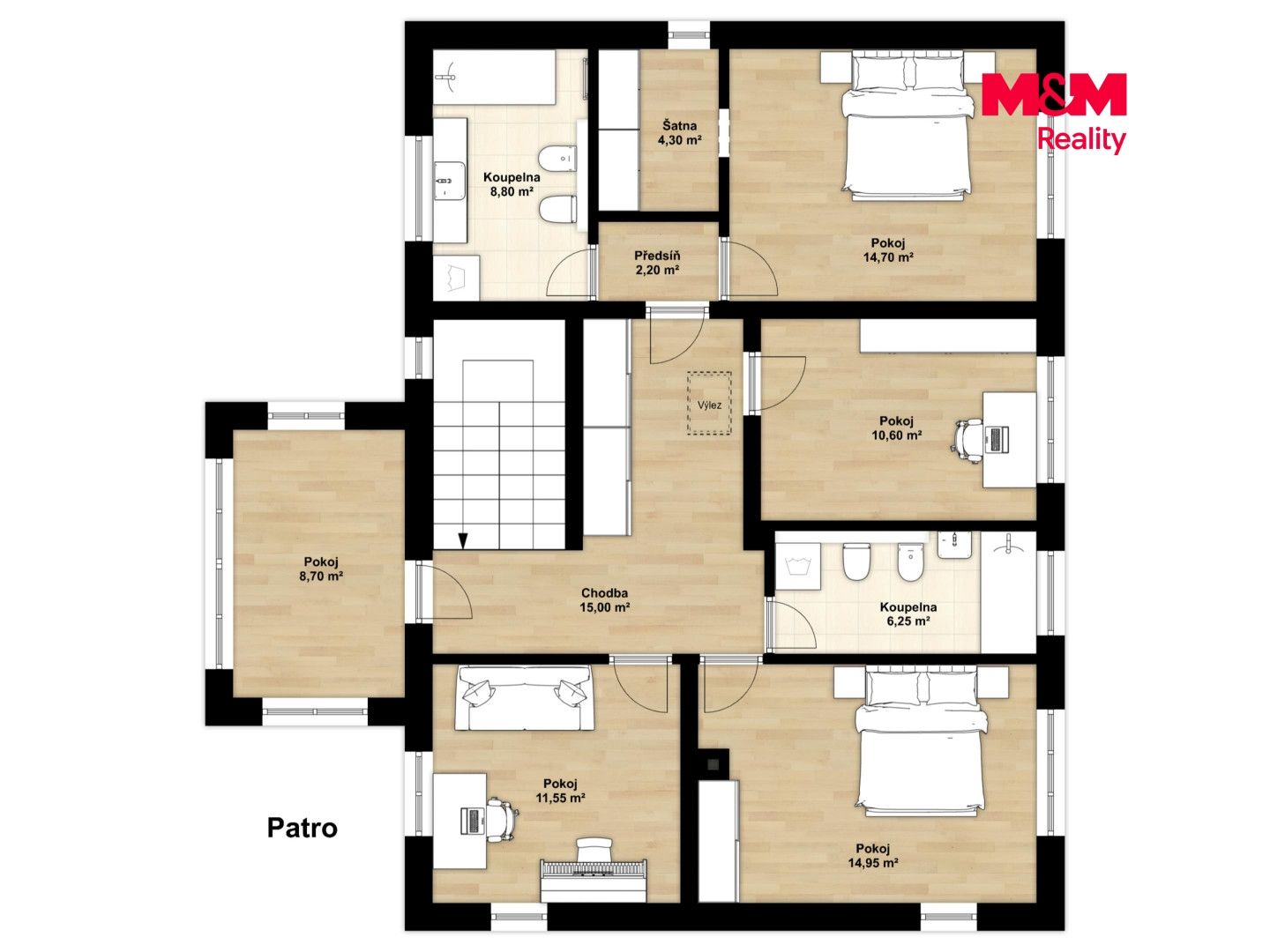 Prodej, Rodinný dům, 210 m², Svárov, Ptická, Svárov – náhled fotky 19